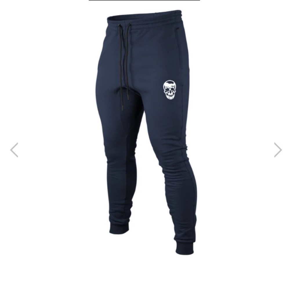 Gym Reaper Essential Joggers Navy Blue Mens size Large